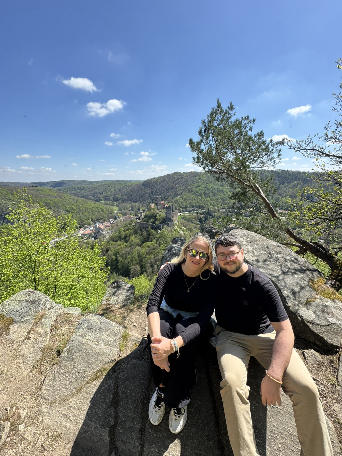 Výhled na hrad Vranov